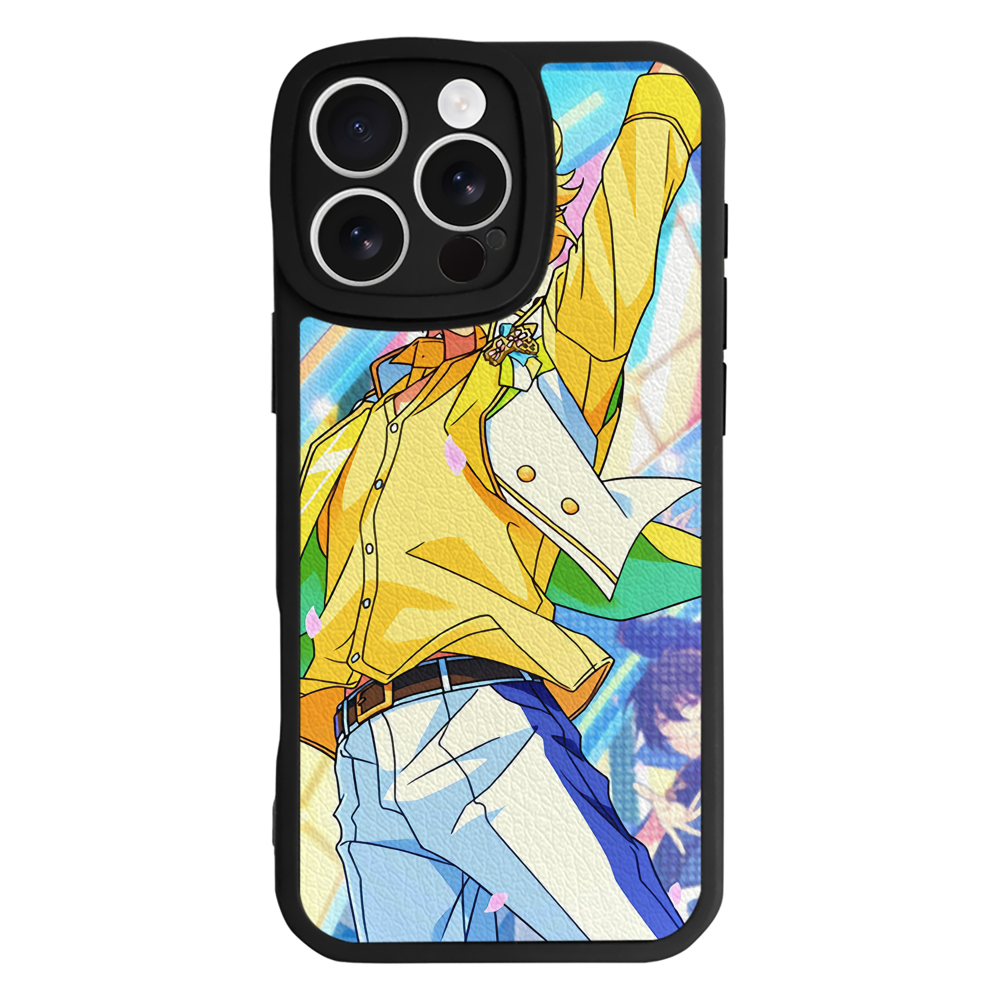 （画像用） あんさんぶるスターズ! Ensemble Stars 【iPhone 16シリーズ対応】シリコンスマホケース（レザー調） 材質：シリコン